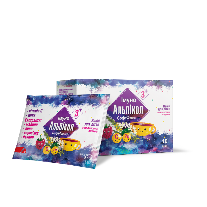 Альпікол СофтФлюкс напій для дітей з малиновим смаком