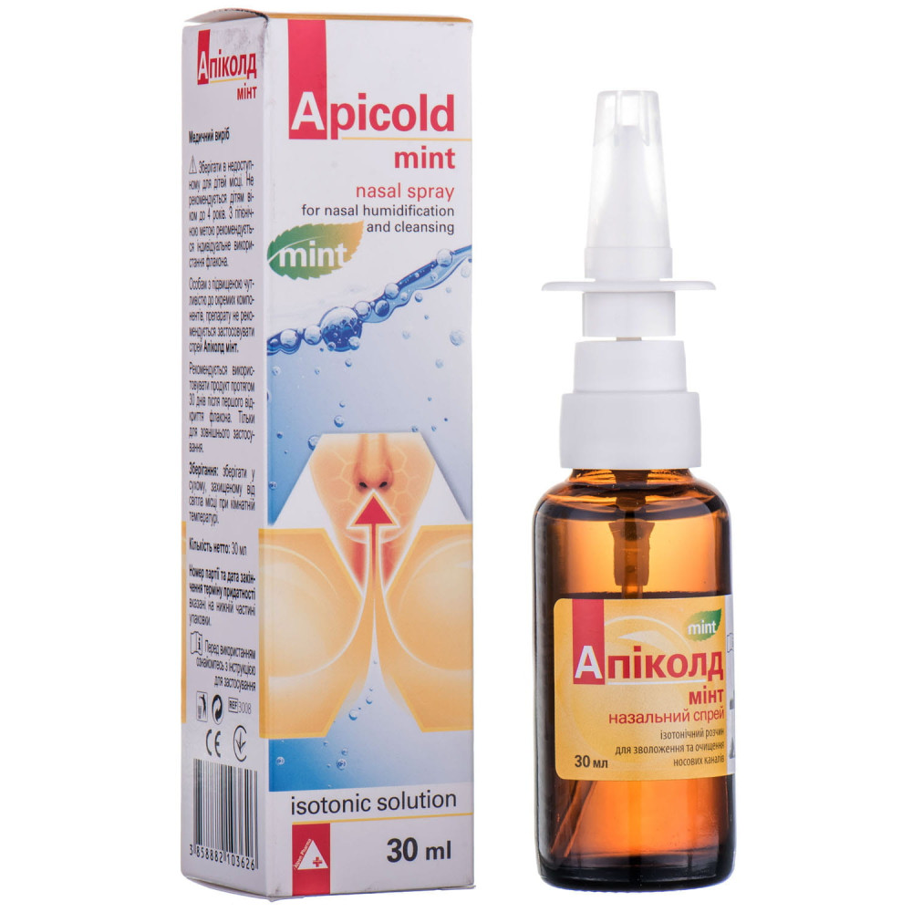 Апіколд мінт, спрей назальний