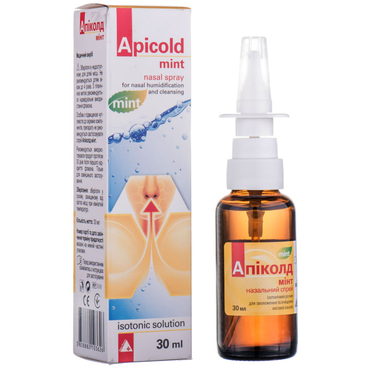 Апіколд мінт, спрей назальний