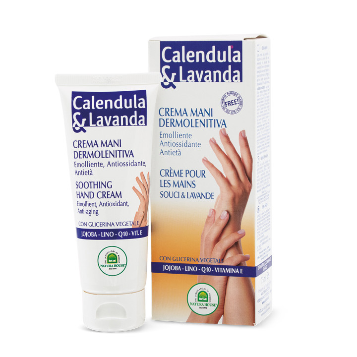 Крем для рук з календулою та лавандою